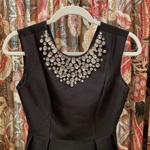 Kate Spade cocktail dress w/embellished neckline